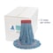 Boardwalk 5 in Looped-End Wet Mop, Blue, Cotton/Synthetic, PK12, BWK503BLCT BWK503BLCT - alternate 2